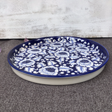 Blue Flower Medium Platter