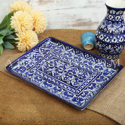 Ceramics Blue Felicity Flat Dish