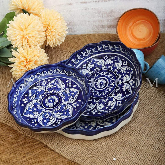 Ceramics Blue Felicity Round Serving Dish - Set of 3