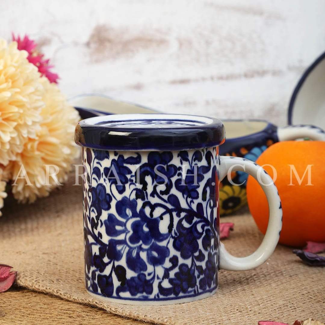 Ceramics Serina Blue Cover Mug