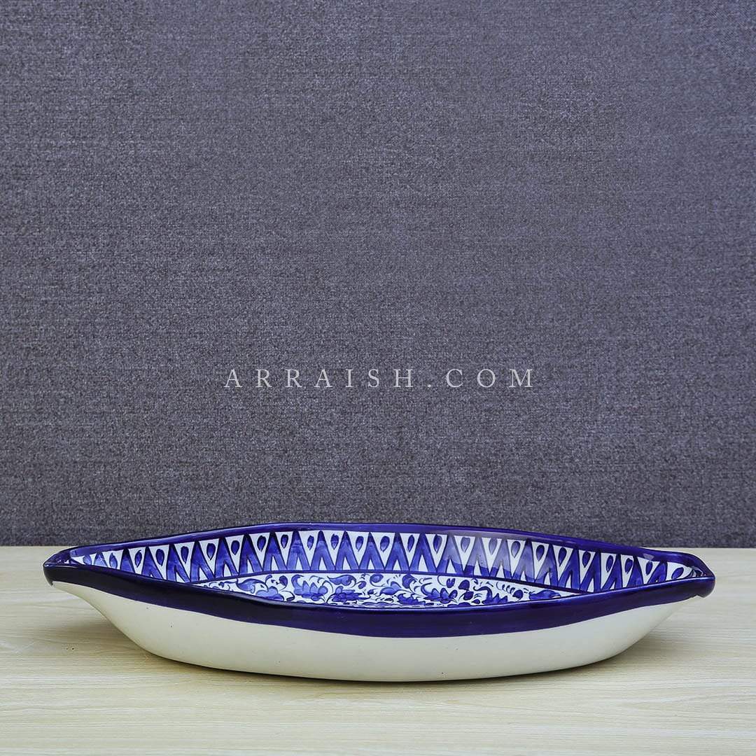 Ceramics Serina Blue Oval Serving Dish