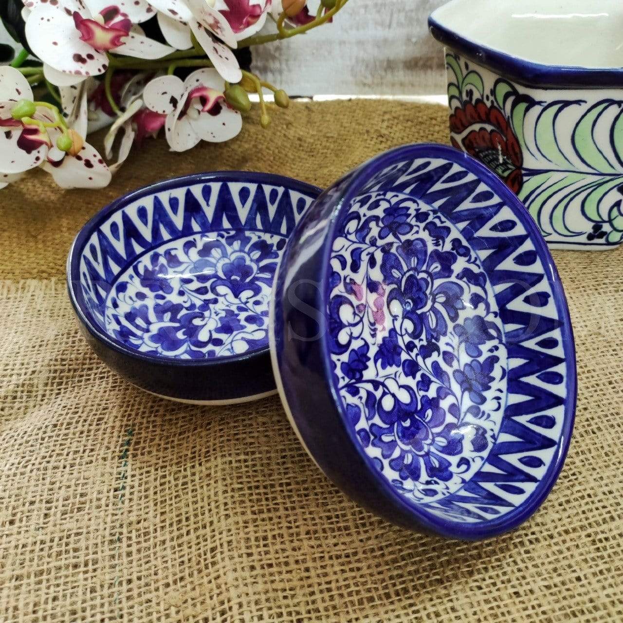 Ceramics Serina Blue Small Bowl - Set of 2