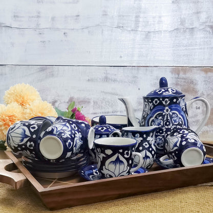 Mugs & Drinkware Blue Celico Tea Set