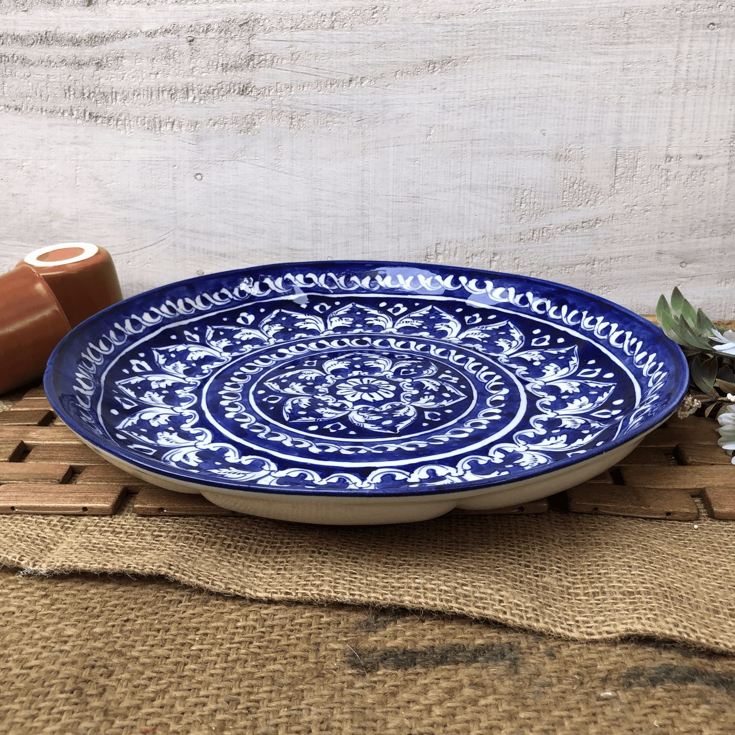 Plates & Platters Blue Felicity Round Platter - Large