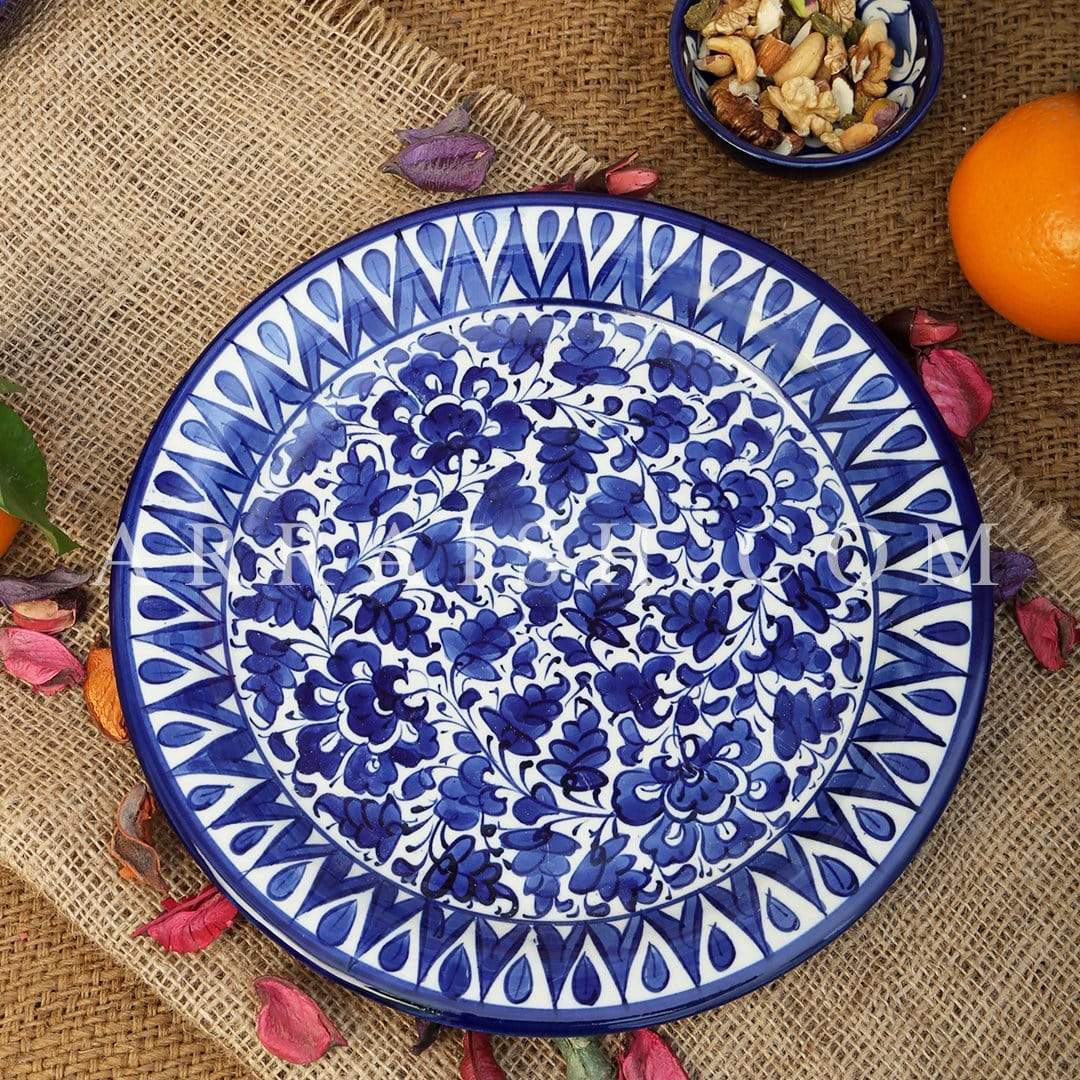 Plates & Platters Serina Blue Dinner Plate